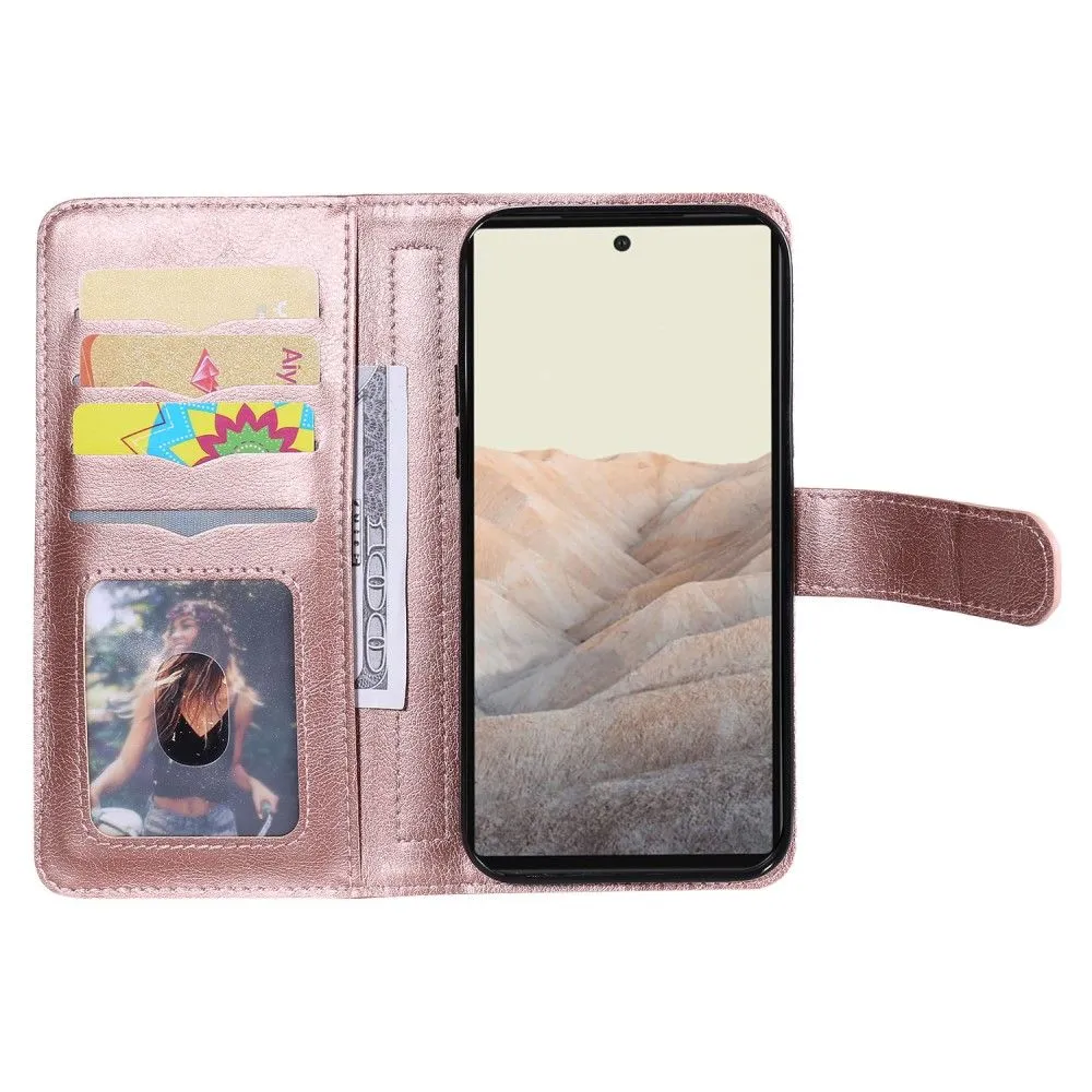 10-slot wallet case for Google Pixel 6 - Rose Gold