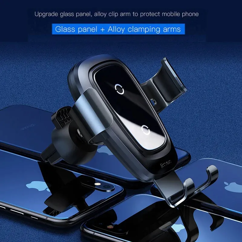 10w wireless charger and car phone holder