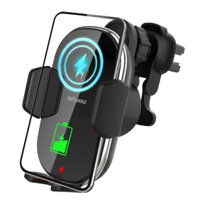 15W Fast Charge Car Wireless Phone Charger & Air Vent Mount - Fits iPhone 13/12 Pro Max