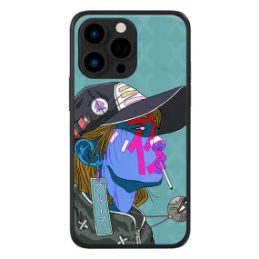 2 Eyes Devil Girl LED Case for iPhone