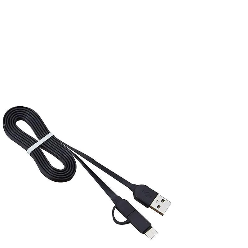 2Pcs red USB Sync/Charging Cable MFi USB Micro & Type-C AZ21946