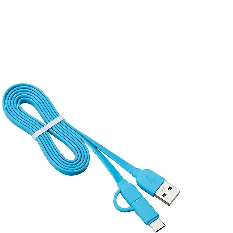 2Pcs red USB Sync/Charging Cable MFi USB Micro & Type-C AZ21946