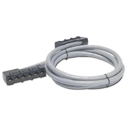 35Ft Data Distribution Cable,Cat5E Utp Cmr 6Xrj-45 To 6Xrj-45