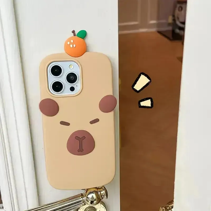 3D Sleepy Bear Phone Case (For iPhones)