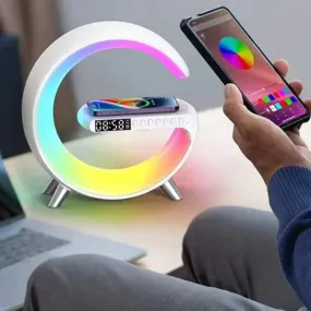 3in 1 Rainbow Light/Wireless Charger)Speaker