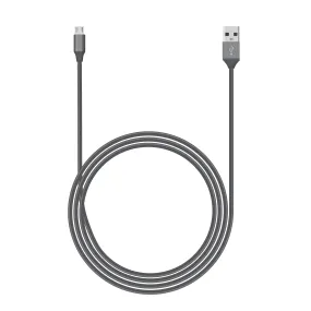 6ft Micro USB to USB-A Cable - Grey