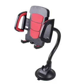 Adjustable Car Phone Holder With Suction Cup Navigation Ab-Q591 Red