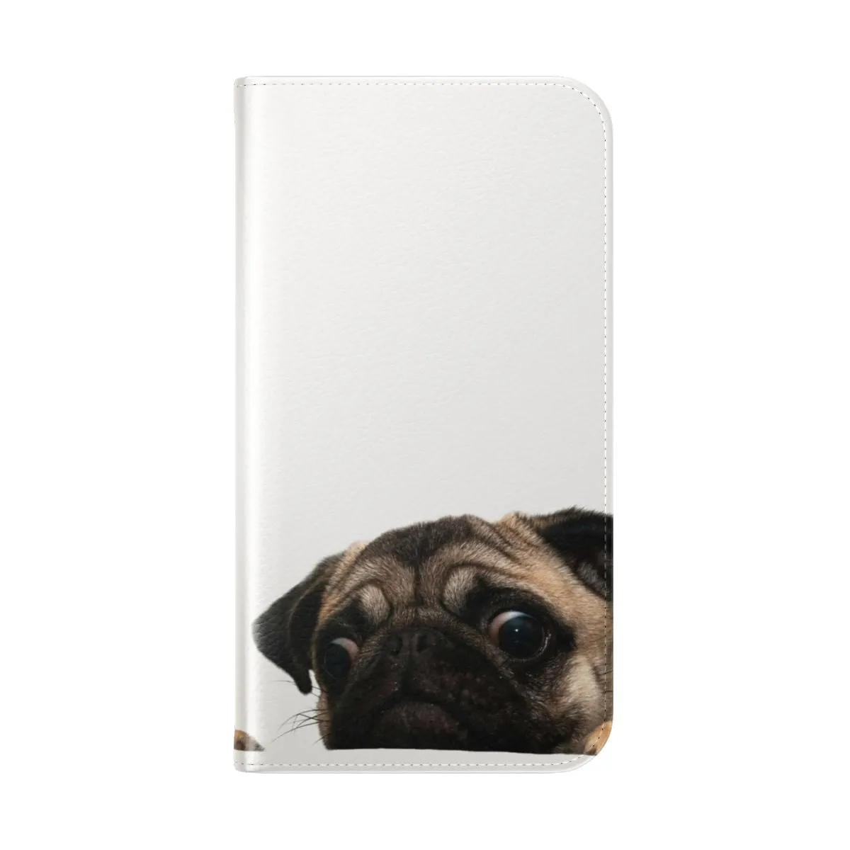 Adorable Pug Themed Flip Phone Case