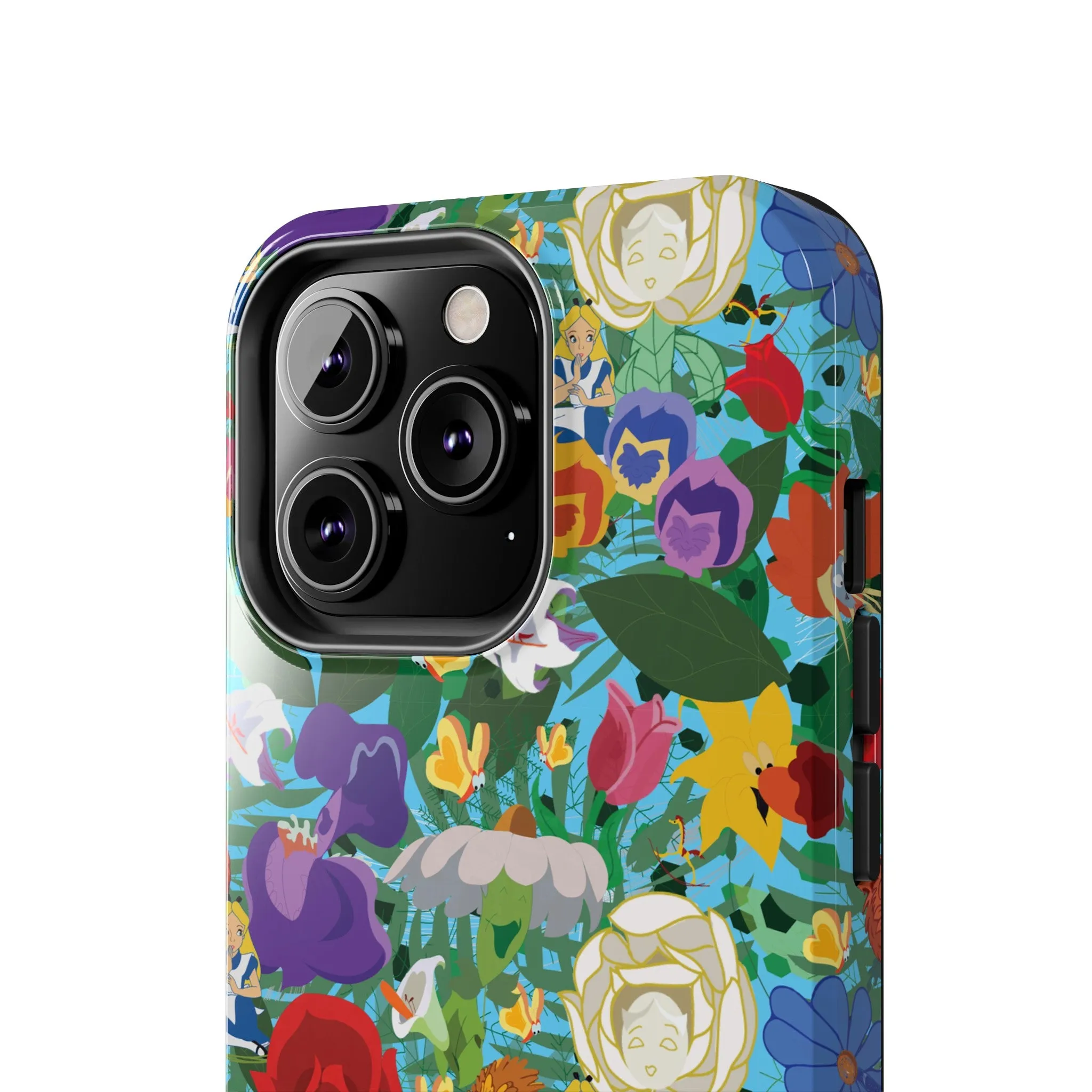 Alice Stems Flowers Phone Case Gift Inspired Fan Art Parks Gift Ride Iphone Samsung