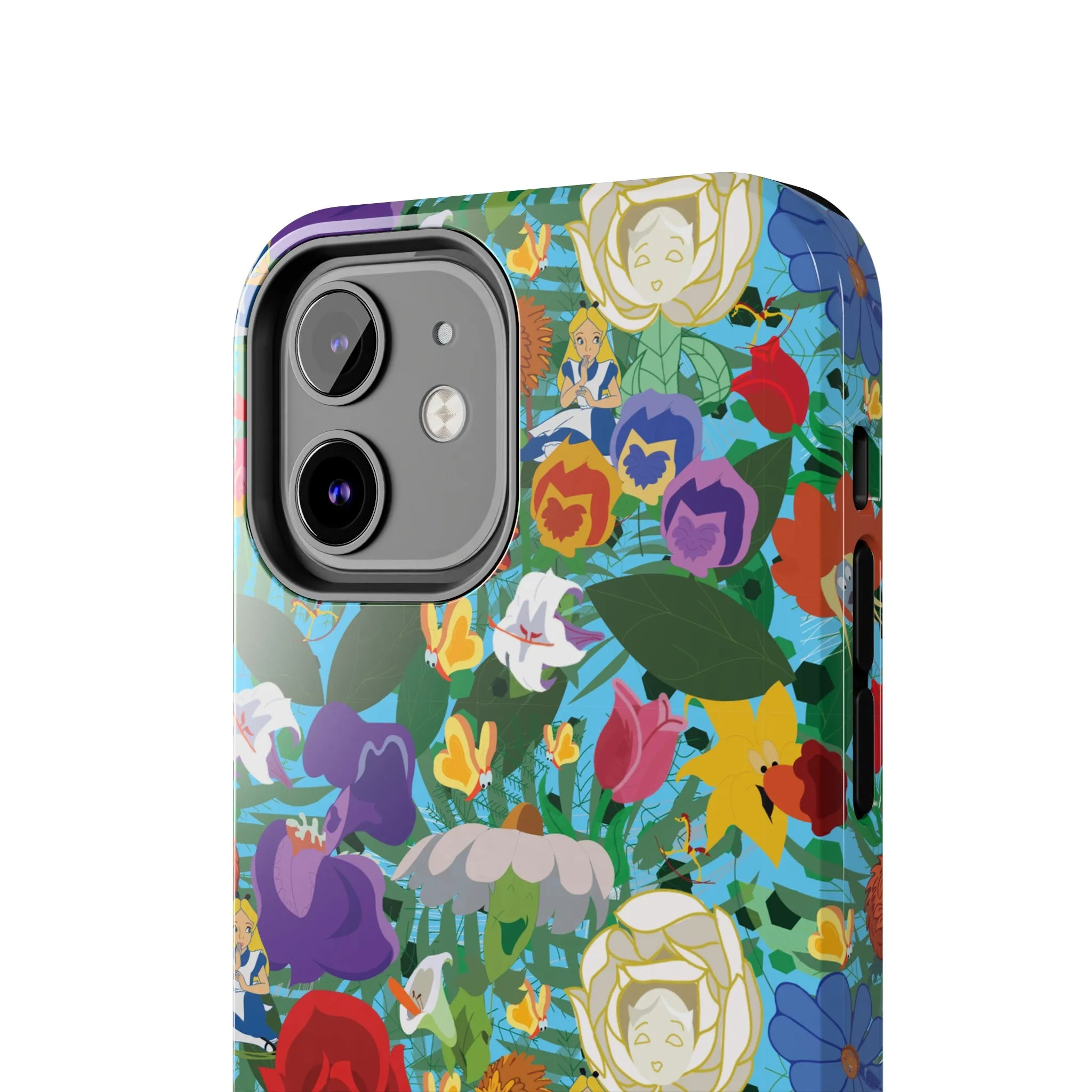 Alice Stems Flowers Phone Case Gift Inspired Fan Art Parks Gift Ride Iphone Samsung