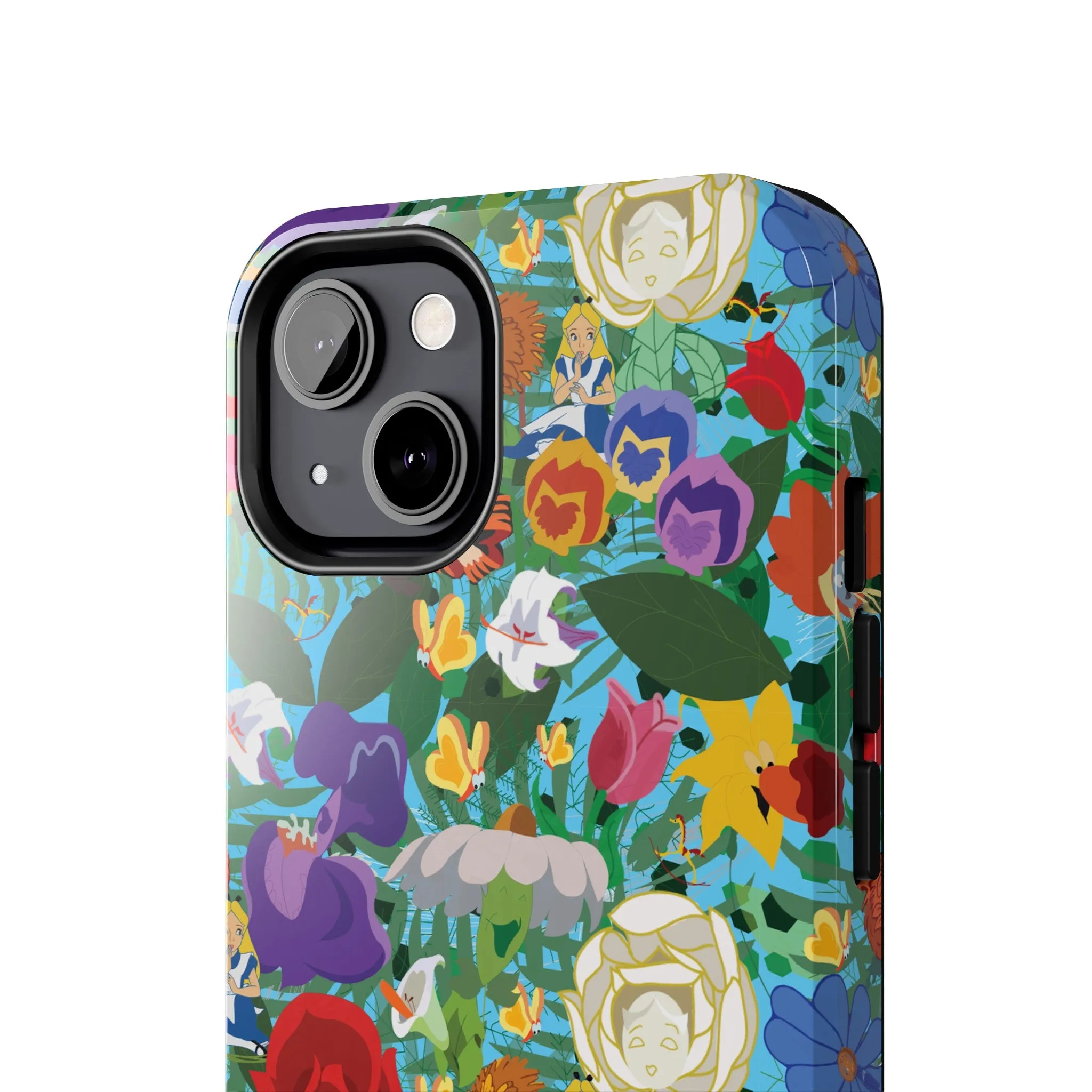 Alice Stems Flowers Phone Case Gift Inspired Fan Art Parks Gift Ride Iphone Samsung