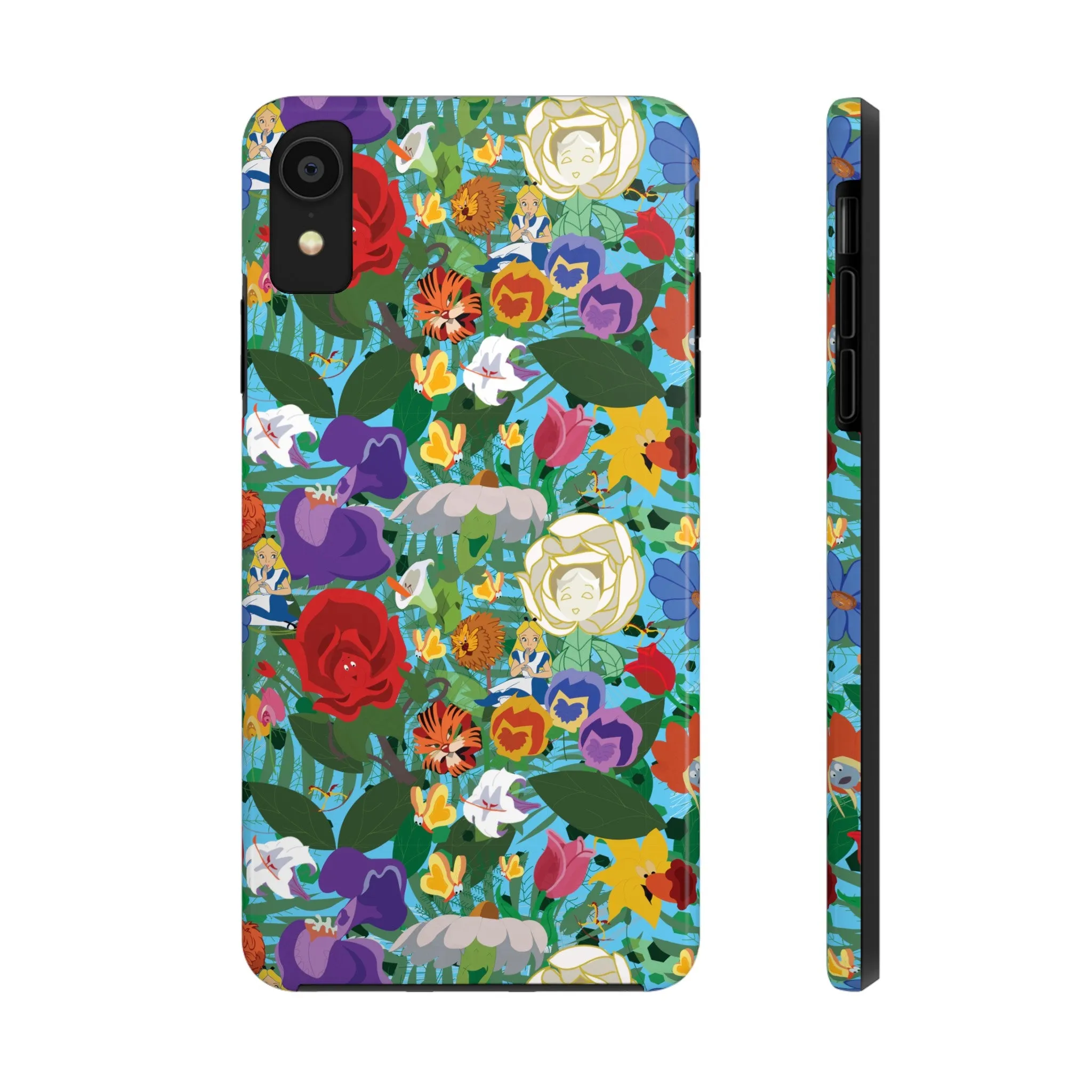 Alice Stems Flowers Phone Case Gift Inspired Fan Art Parks Gift Ride Iphone Samsung