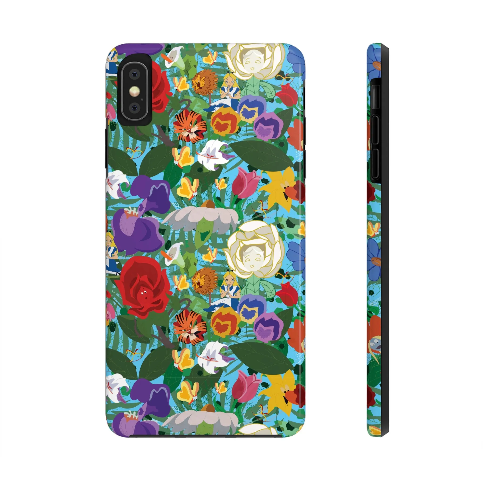 Alice Stems Flowers Phone Case Gift Inspired Fan Art Parks Gift Ride Iphone Samsung