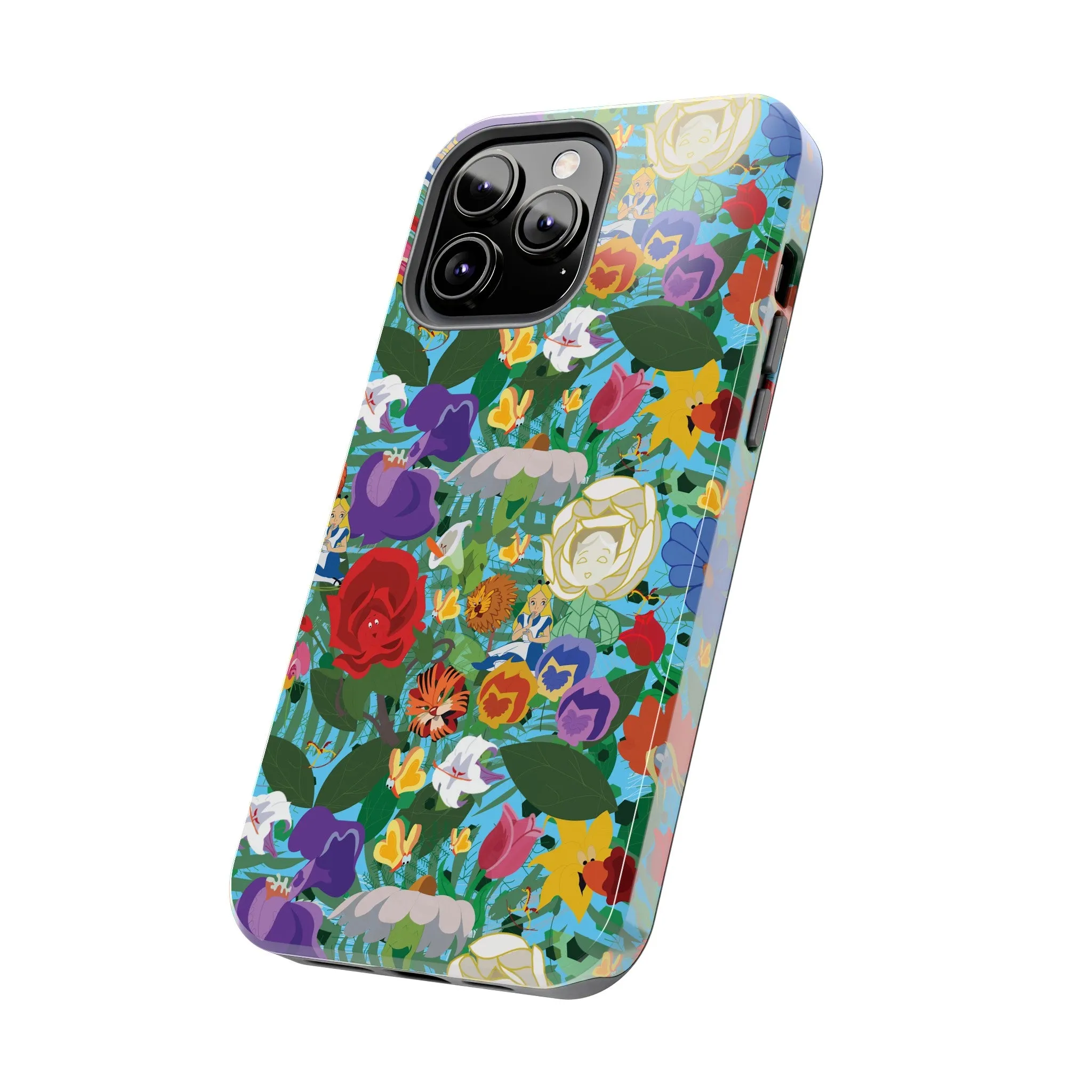 Alice Stems Flowers Phone Case Gift Inspired Fan Art Parks Gift Ride Iphone Samsung