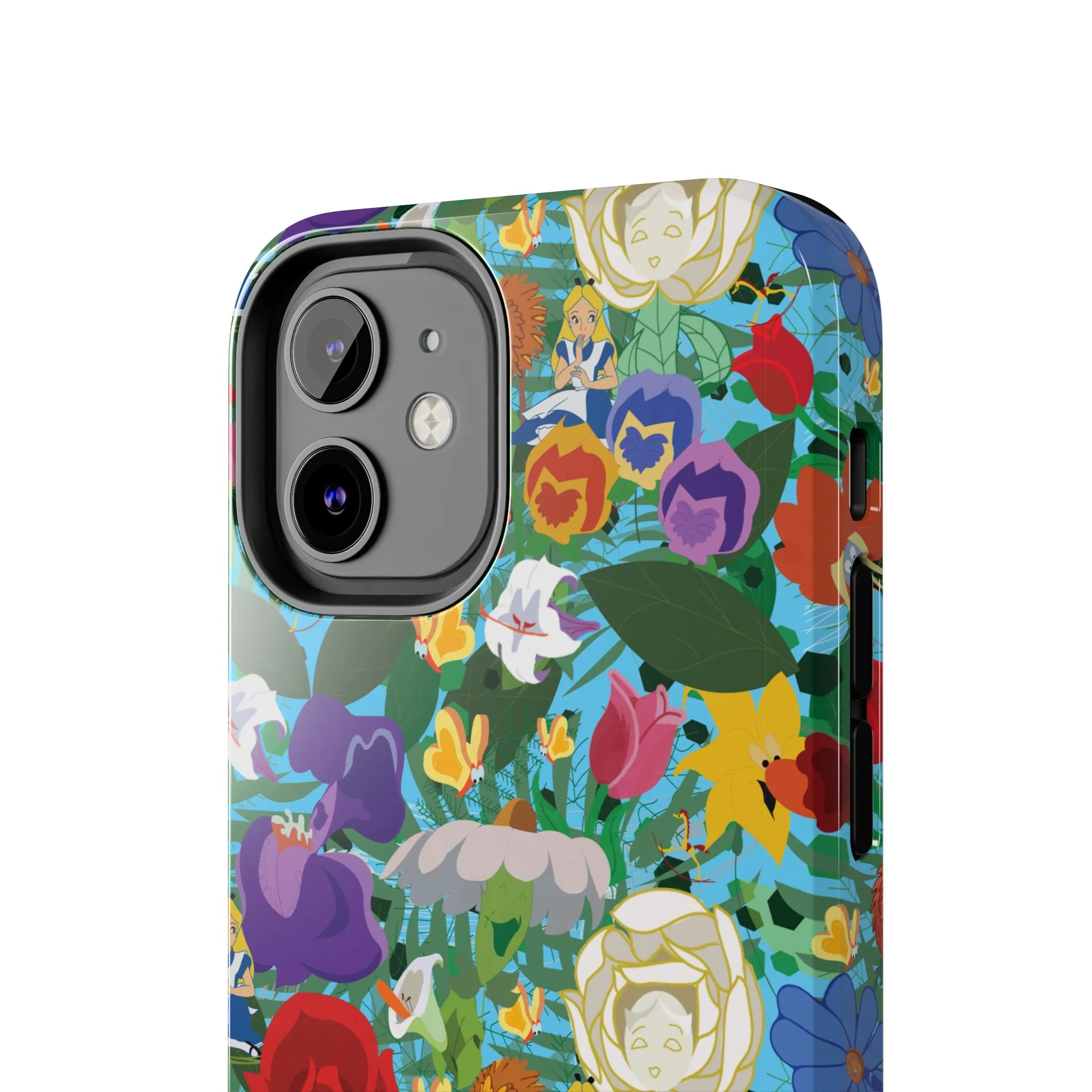 Alice Stems Flowers Phone Case Gift Inspired Fan Art Parks Gift Ride Iphone Samsung