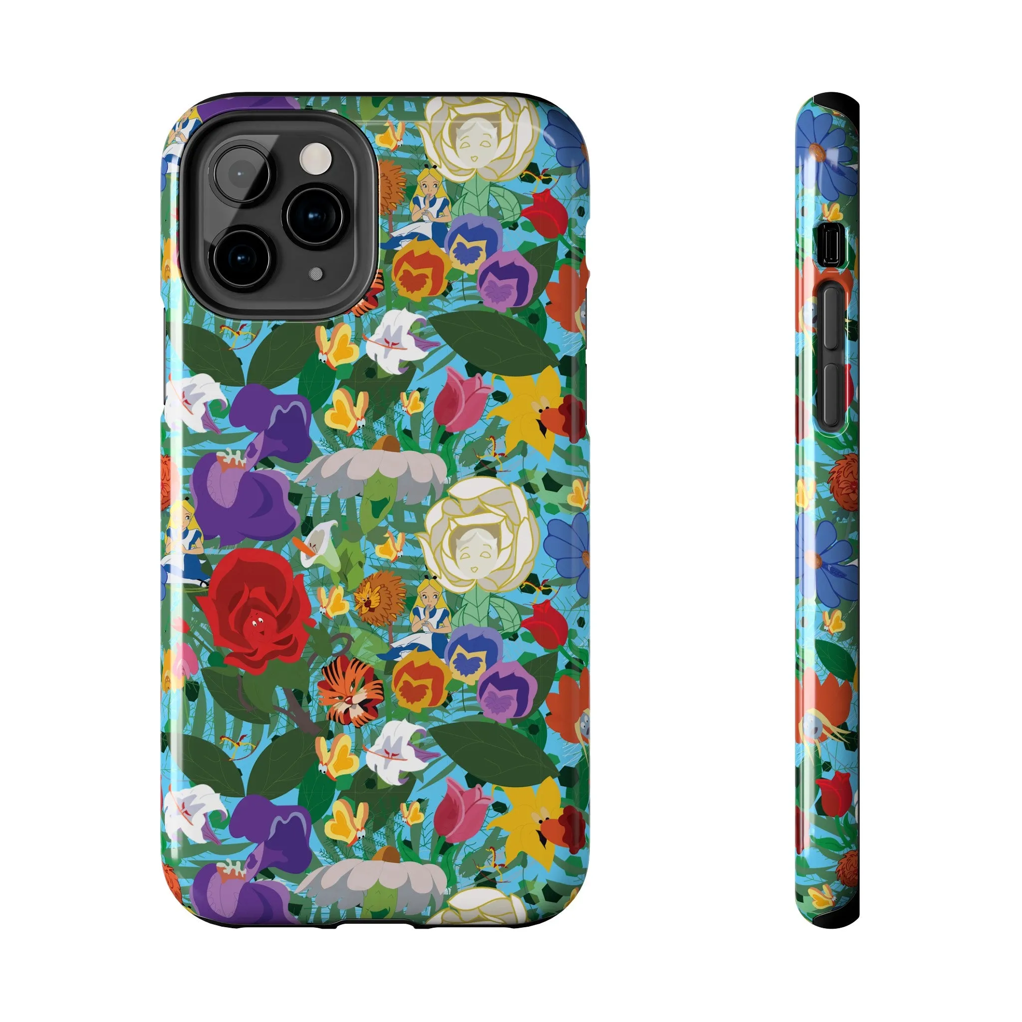 Alice Stems Flowers Phone Case Gift Inspired Fan Art Parks Gift Ride Iphone Samsung