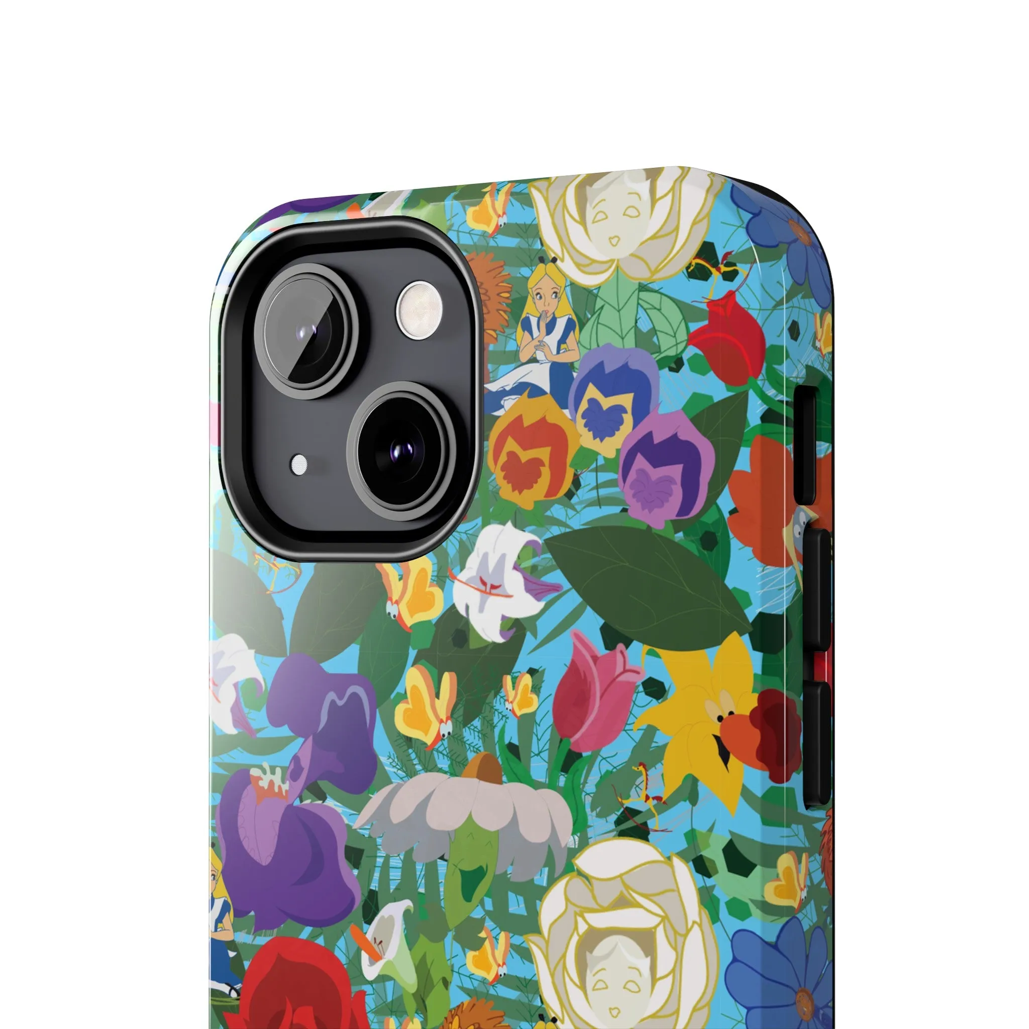 Alice Stems Flowers Phone Case Gift Inspired Fan Art Parks Gift Ride Iphone Samsung