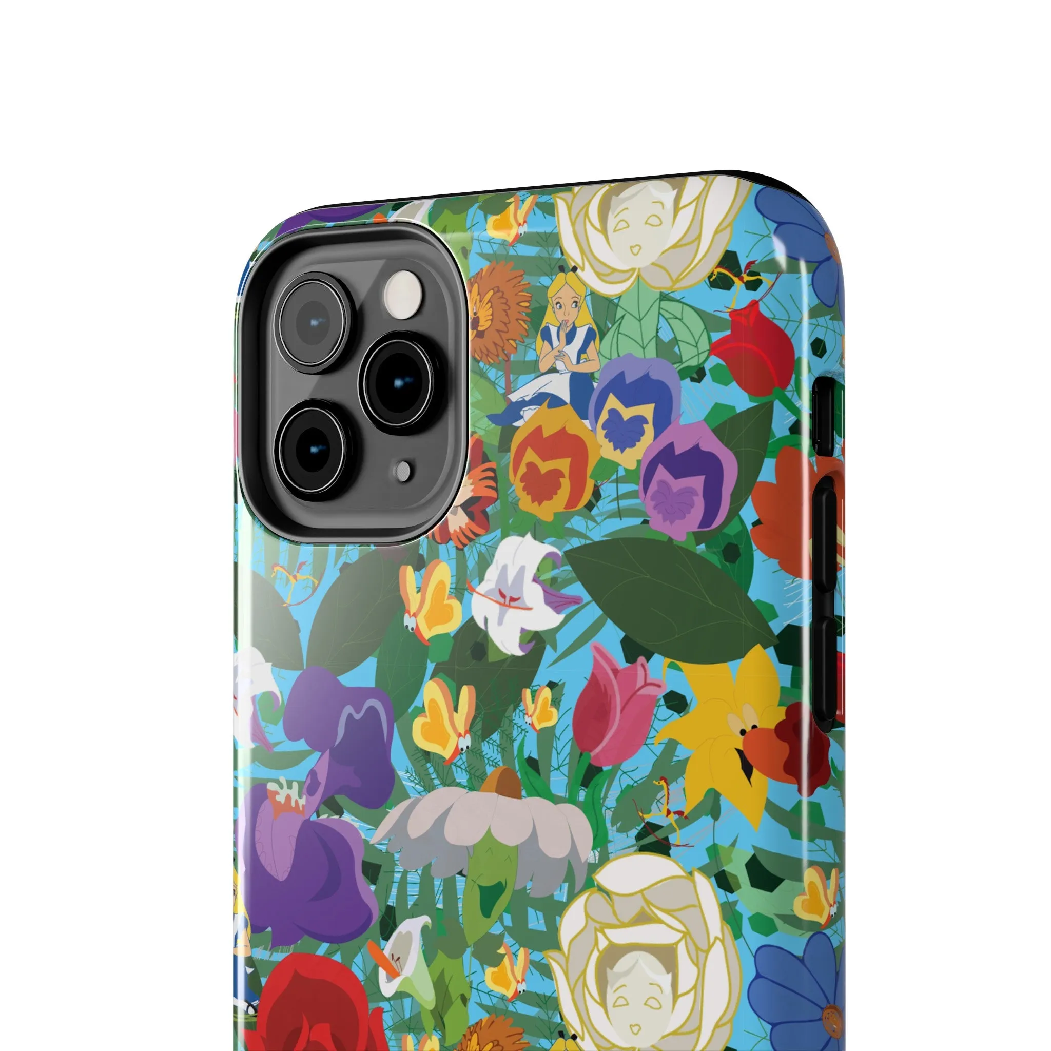 Alice Stems Flowers Phone Case Gift Inspired Fan Art Parks Gift Ride Iphone Samsung