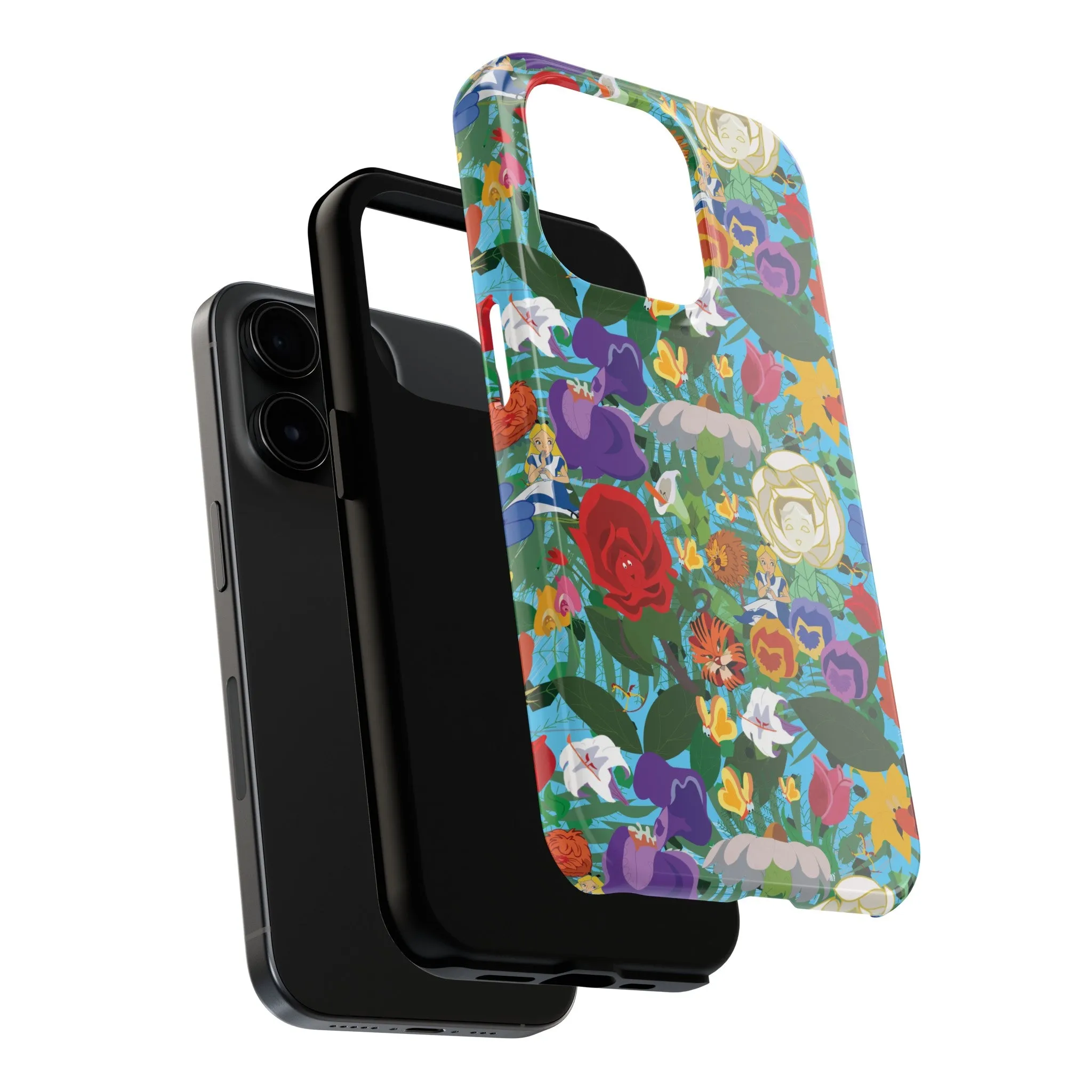 Alice Stems Flowers Phone Case Gift Inspired Fan Art Parks Gift Ride Iphone Samsung