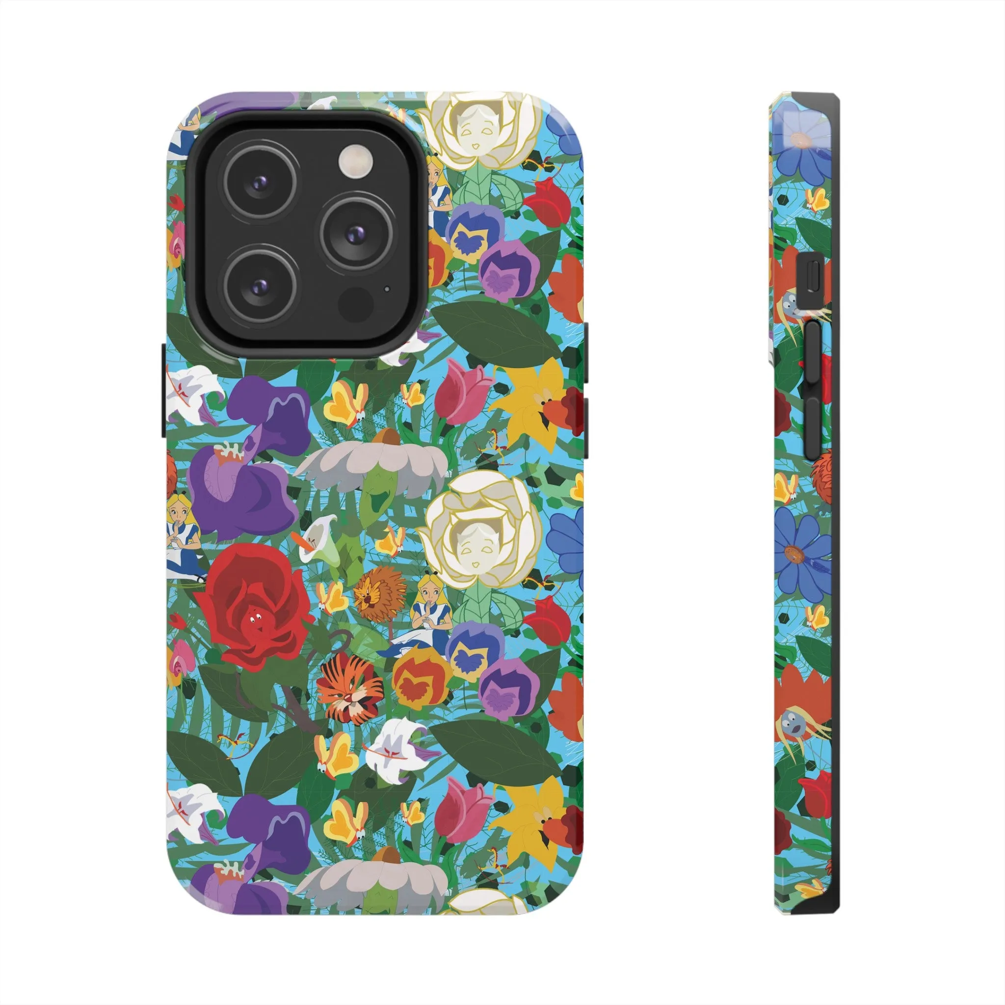 Alice Stems Flowers Phone Case Gift Inspired Fan Art Parks Gift Ride Iphone Samsung