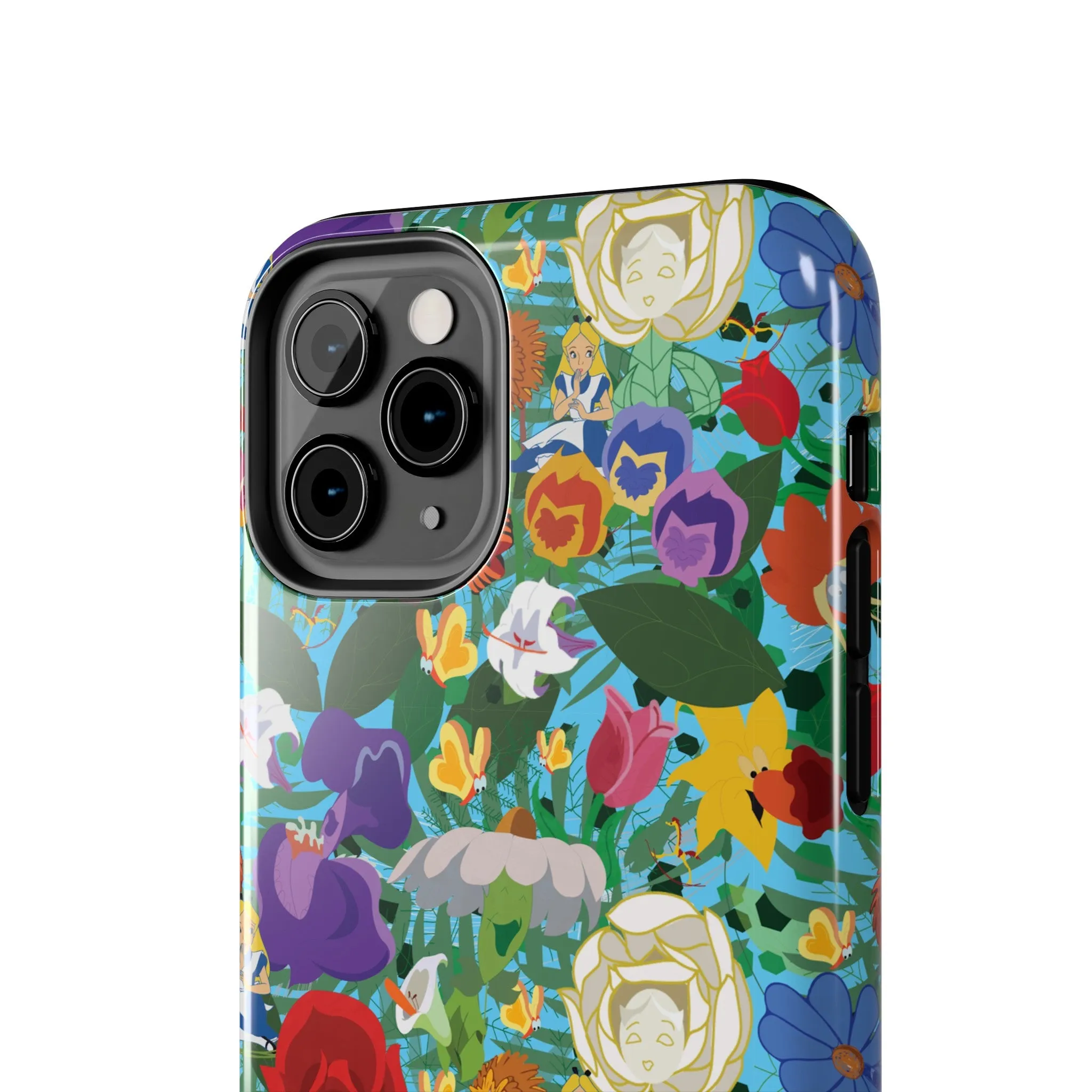 Alice Stems Flowers Phone Case Gift Inspired Fan Art Parks Gift Ride Iphone Samsung