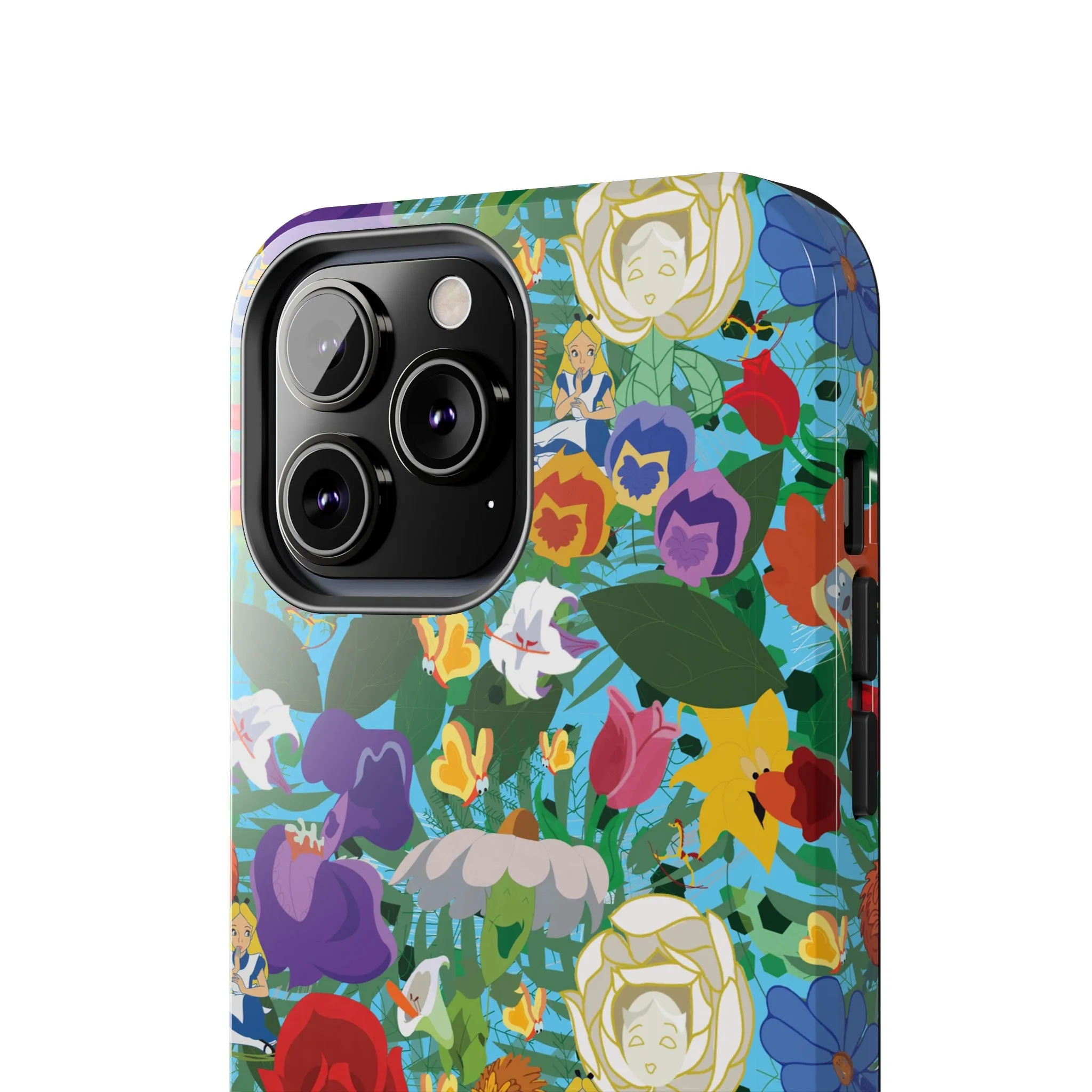 Alice Stems Flowers Phone Case Gift Inspired Fan Art Parks Gift Ride Iphone Samsung