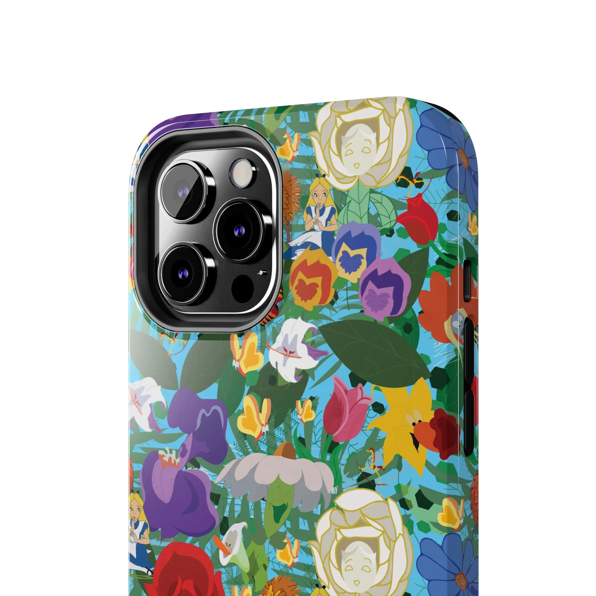 Alice Stems Flowers Phone Case Gift Inspired Fan Art Parks Gift Ride Iphone Samsung