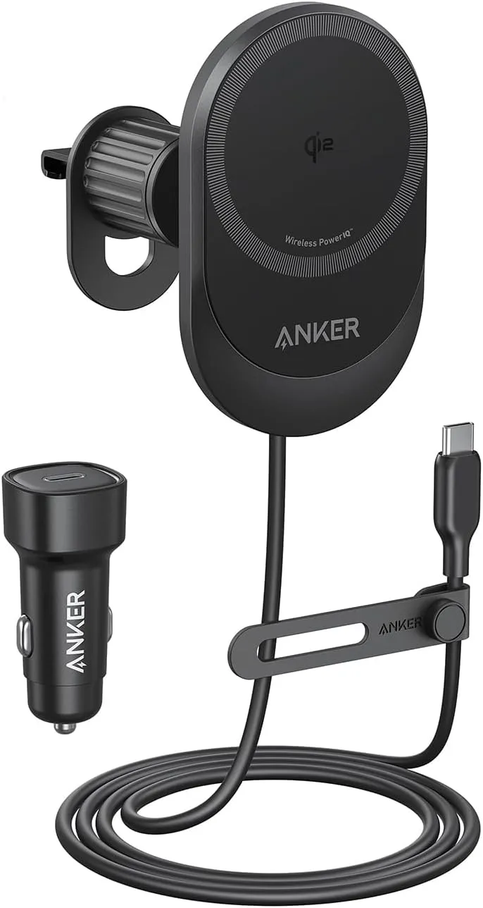 Anker Maggo Wireless Car Charger (15W) Black 194644188504