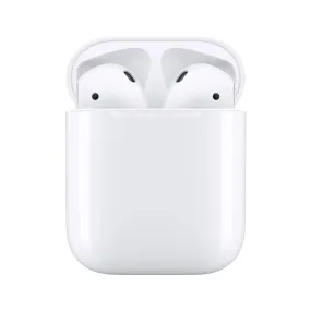 Apple AirPods (2nd Generation) Wireless Ear Buds, Bluetooth Headphones with Lightning Charging Case Included, Over 24 Hours of Battery Life, Effortless Setup for iPhone