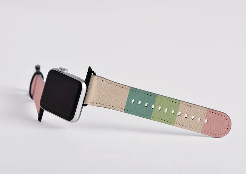 Apple Watch Strap- Antalya Chroma Horizontal Stripe