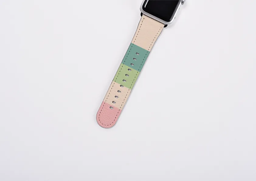 Apple Watch Strap- Antalya Chroma Horizontal Stripe