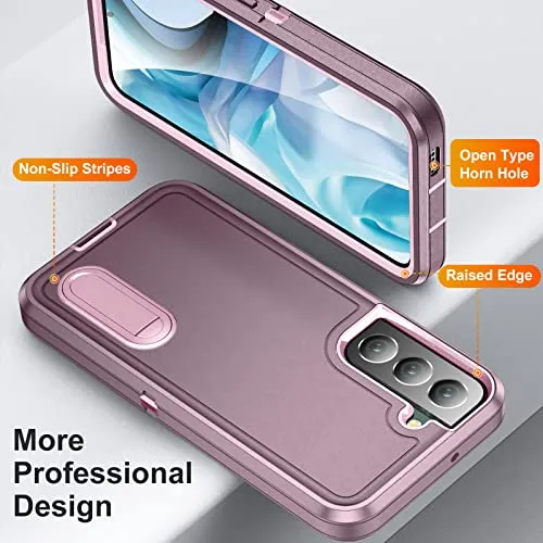 BaHaHoues Samsung Galaxy S22 Case Night Purple Baby Pink Shockproof 61 Inch