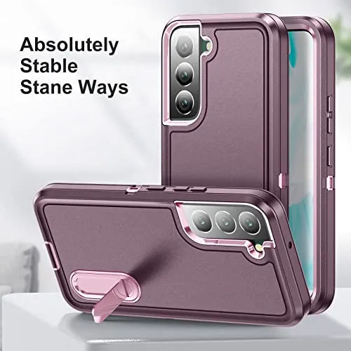 BaHaHoues Samsung Galaxy S22 Case Night Purple Baby Pink Shockproof 61 Inch