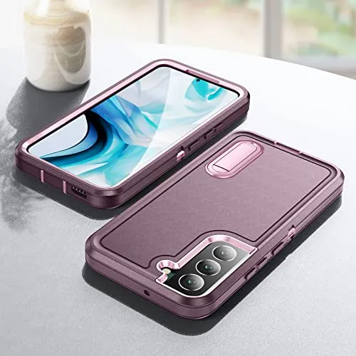 BaHaHoues Samsung Galaxy S22 Case Night Purple Baby Pink Shockproof 61 Inch