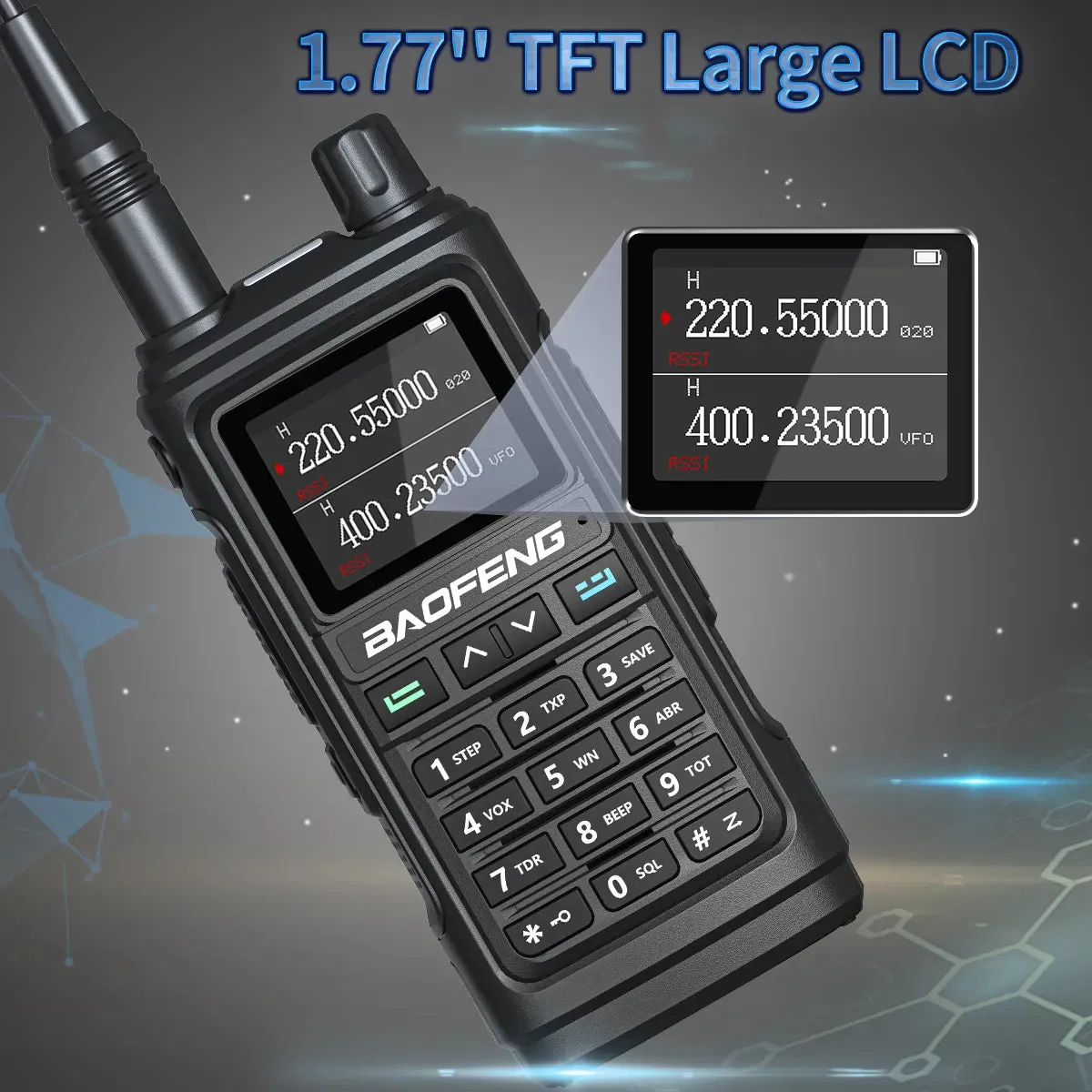 BaoFeng UV-17 Pro V2 Walkie Talkie Wireless Copy Frequency 16 KM Long Range Waterproof Poweful Two Way Radio UV-5R S22 Ham Radio