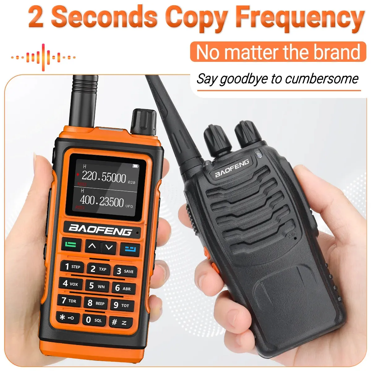 BaoFeng UV-17 Pro V2 Walkie Talkie Wireless Copy Frequency 16 KM Long Range Waterproof Poweful Two Way Radio UV-5R S22 Ham Radio