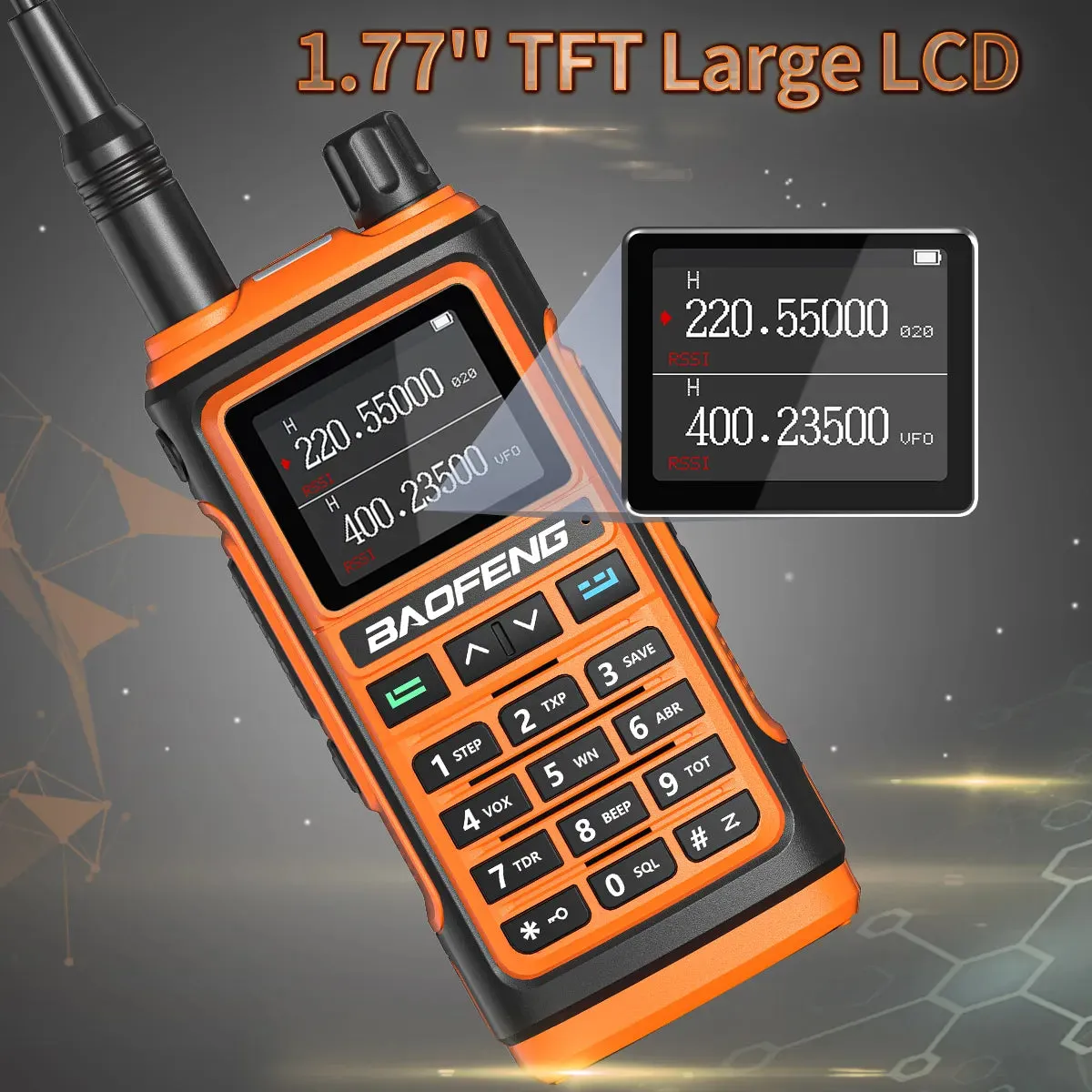 BaoFeng UV-17 Pro V2 Walkie Talkie Wireless Copy Frequency 16 KM Long Range Waterproof Poweful Two Way Radio UV-5R S22 Ham Radio