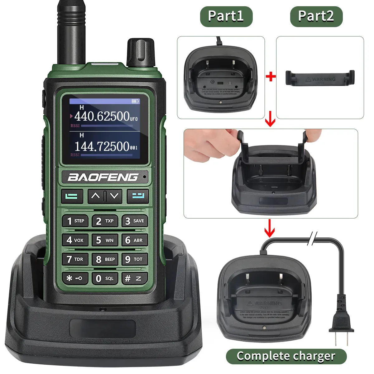 BaoFeng UV-17 Pro V2 Walkie Talkie Wireless Copy Frequency 16 KM Long Range Waterproof Poweful Two Way Radio UV-5R S22 Ham Radio