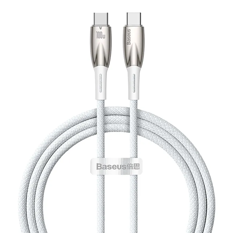 Baseus Glimmer Series Fast Charging Data Cable Type-C to Type-C 100W