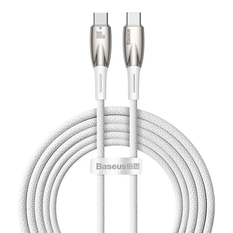 Baseus Glimmer Series Fast Charging Data Cable Type-C to Type-C 100W