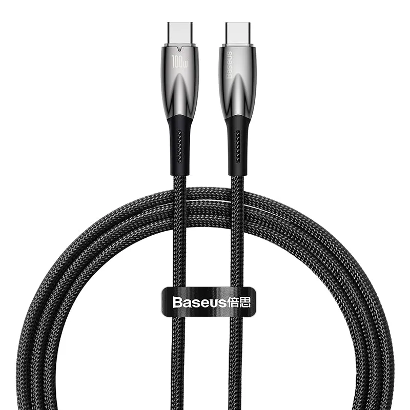 Baseus Glimmer Series Fast Charging Data Cable Type-C to Type-C 100W