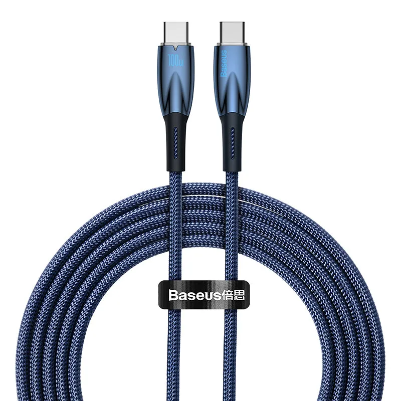 Baseus Glimmer Series Fast Charging Data Cable Type-C to Type-C 100W