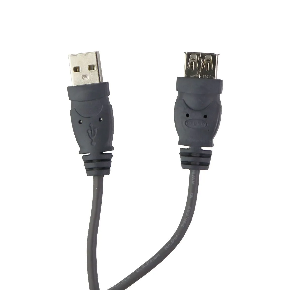 Belkin 6Ft Male USB (Type-A) to Female USB (Type-A) 1.0 Extension Cable - Gray