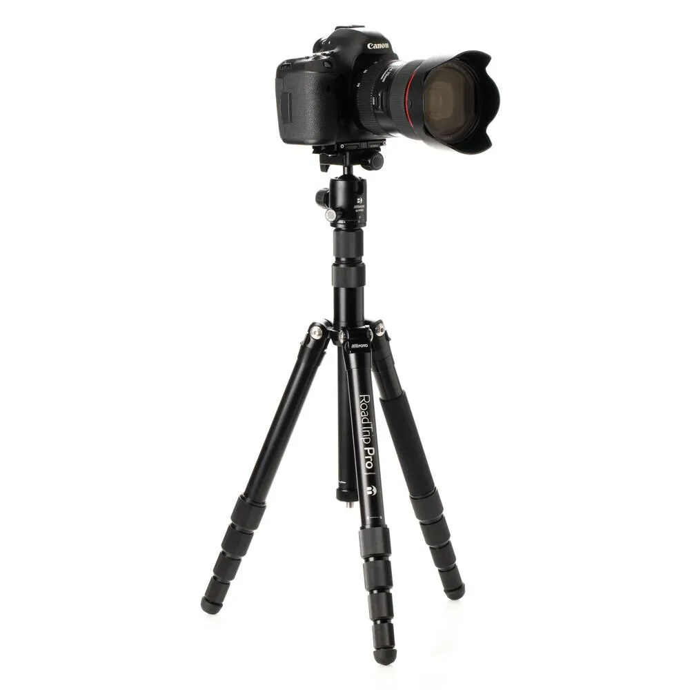 Benro MeFOTO RoadTrip Pro Aluminum Series 1 Travel Tripod with Ball Head and Monopod (Black)