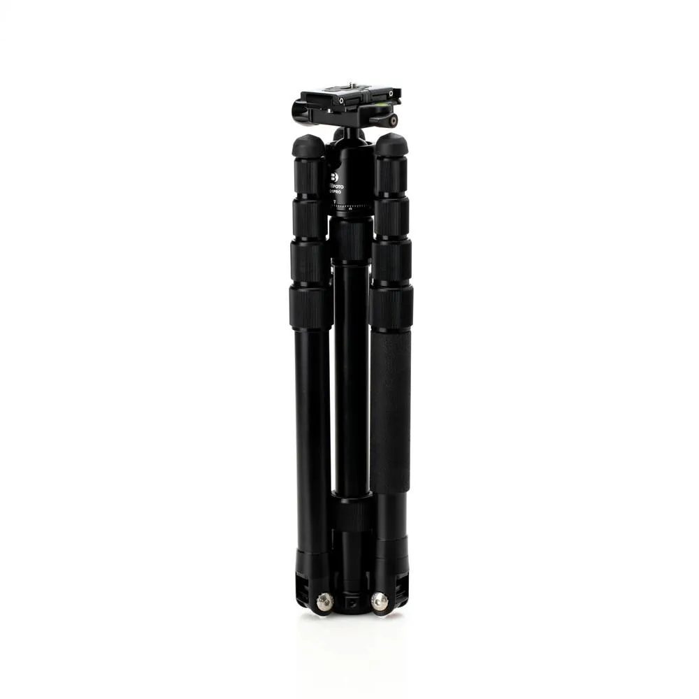 Benro MeFOTO RoadTrip Pro Aluminum Series 1 Travel Tripod with Ball Head and Monopod (Black)