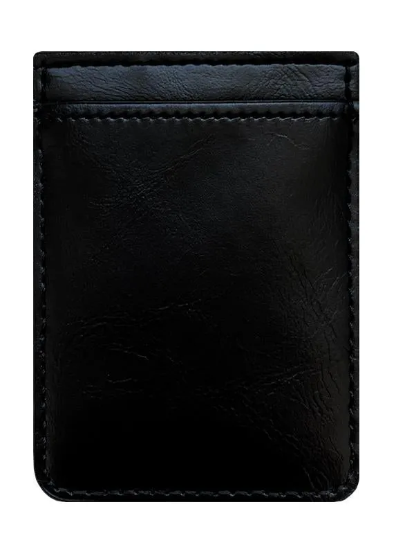 Black Leather Phone Pocket wallet