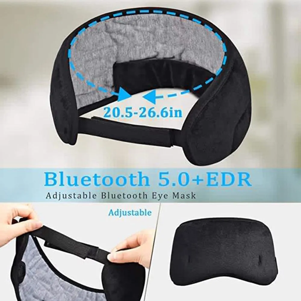 Bluetooth Sleeping Headphones Eye Mask Sleep Headphones Bluetooth