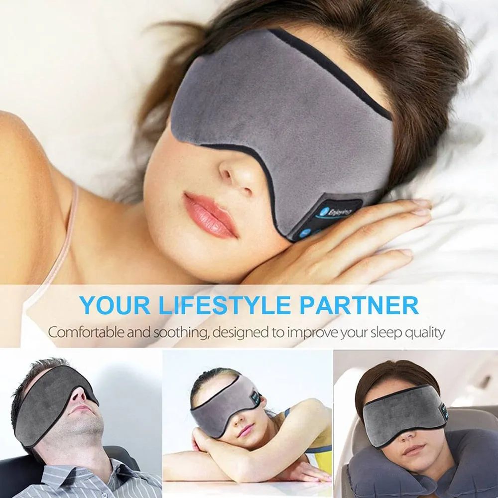 Bluetooth Sleeping Headphones Eye Mask Sleep Headphones Bluetooth