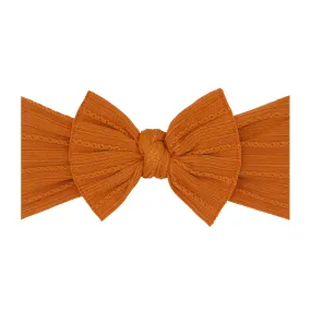 CABLE KNIT KNOT: pumpkin