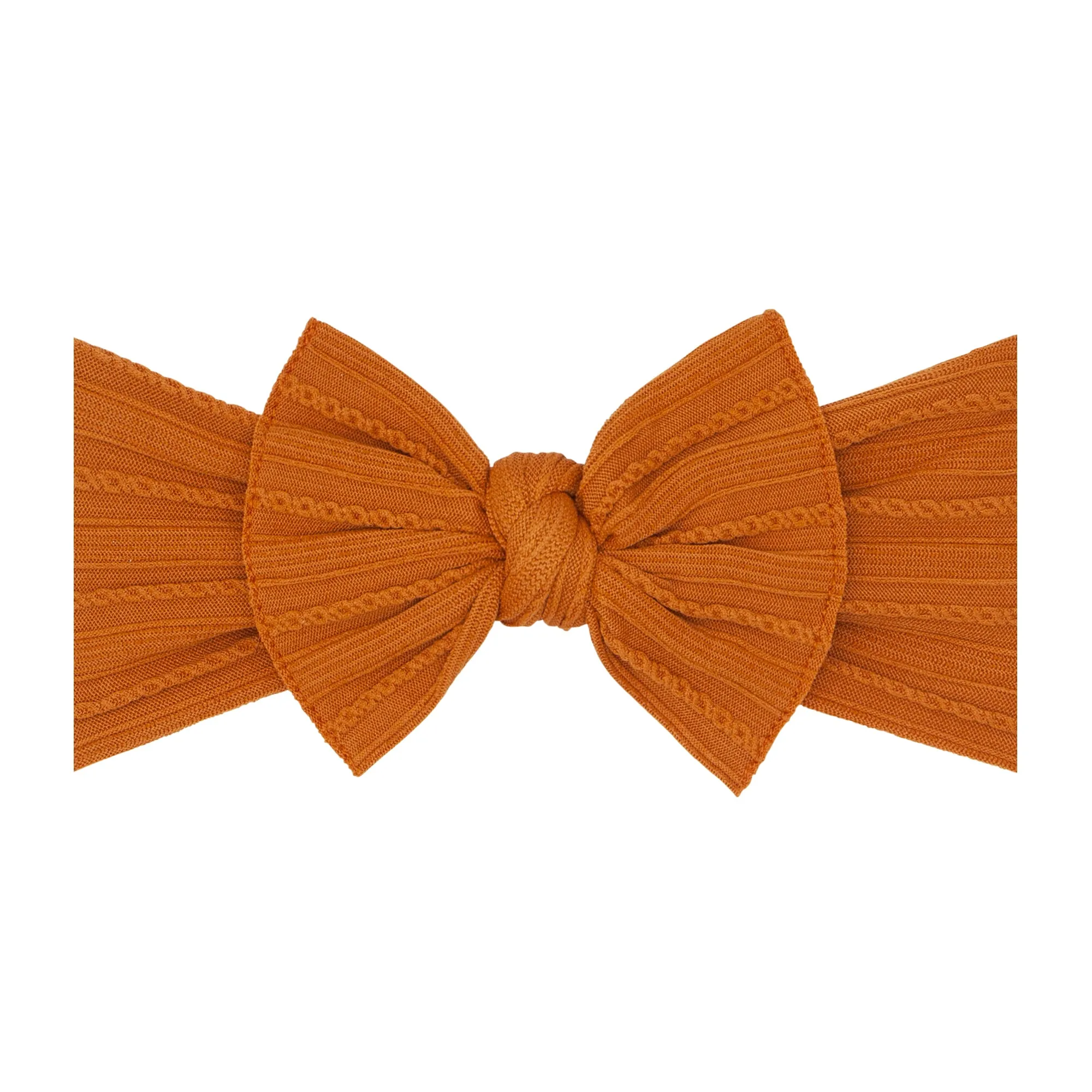 CABLE KNIT KNOT: pumpkin